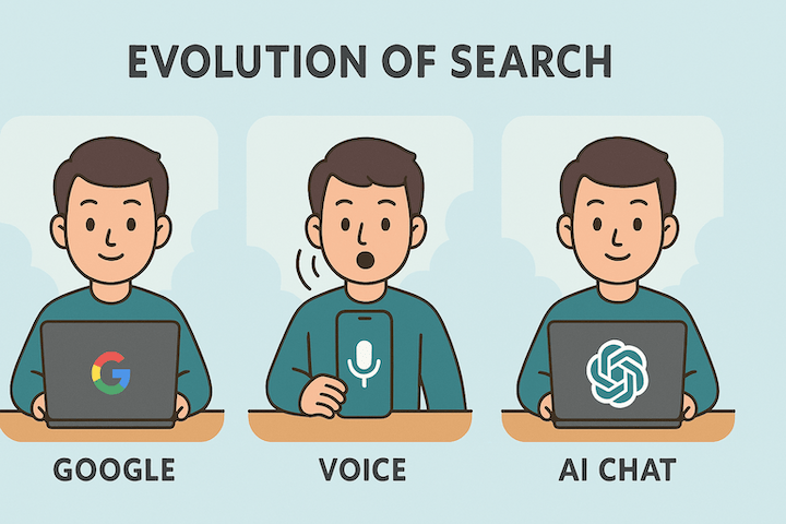 evolution of search -min