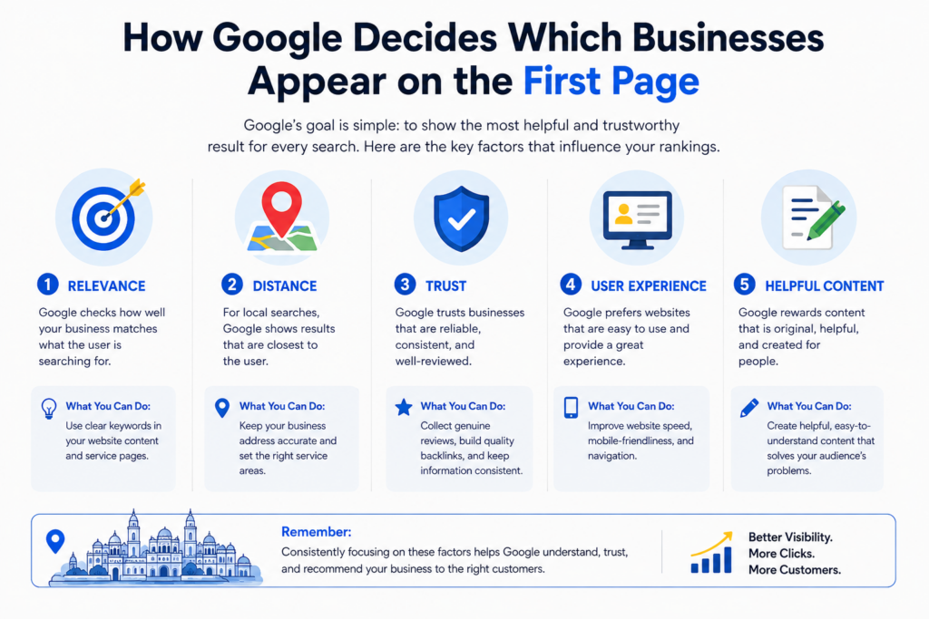 Get Your Business on Google's First Page